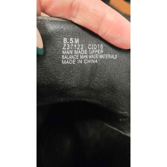 BOC Born Concept Black Buckle Combat Boots Side Zip 8.5M - Picture 4 of 7